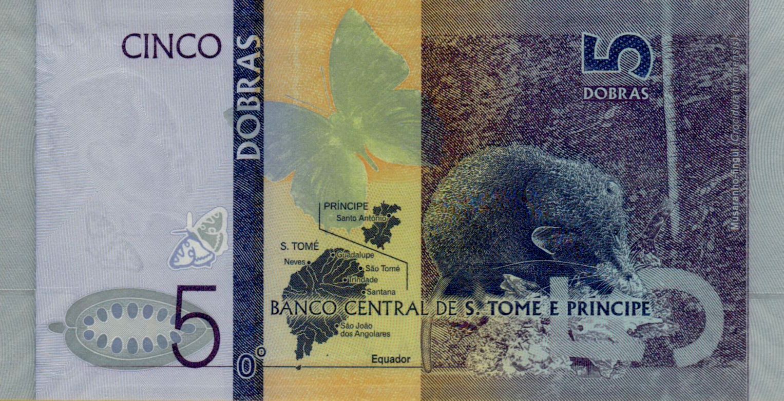Sao Tome E Principe 5 2016 UNC P-70